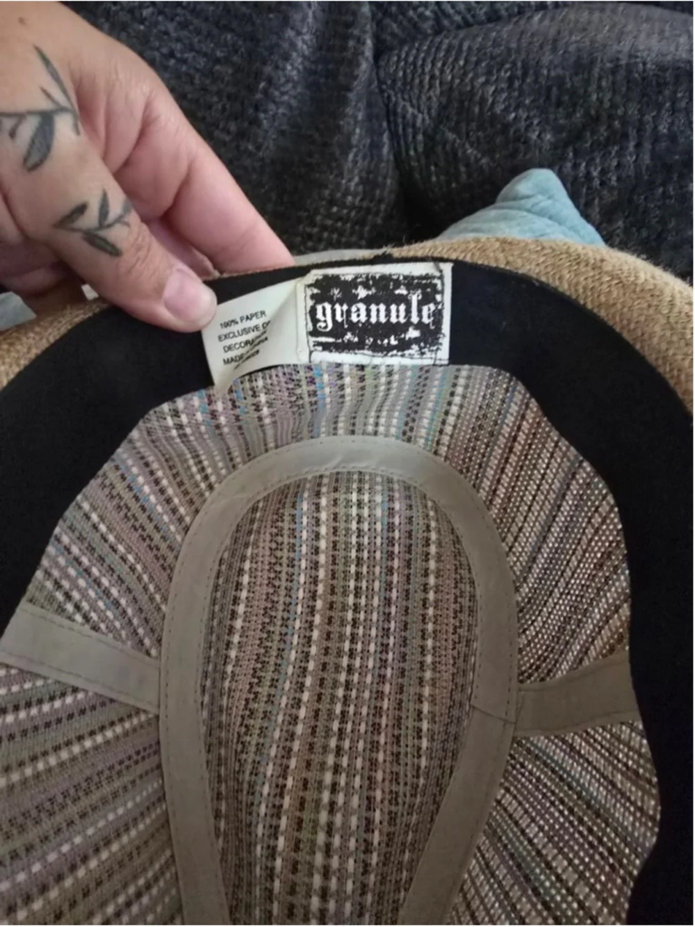 Women's Granule Multi-color Woven Straw Fedora Hat One Size Cottagecore Coastal